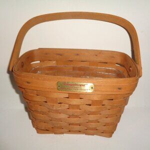 Longaberger Basket 1997 Edition Dresden Tour Basket, Signed